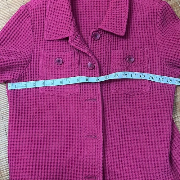 Super retro Cabela’s waffle knit 100% cotton jacket. Size XL. Excellence - Picture 6 of 7